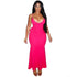 Solid Color Spaghetti Straps Ruffled Mermaid Dress #Ruffled #Spaghetti Straps